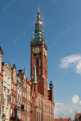 City hall of old town in Gdansk - Poland