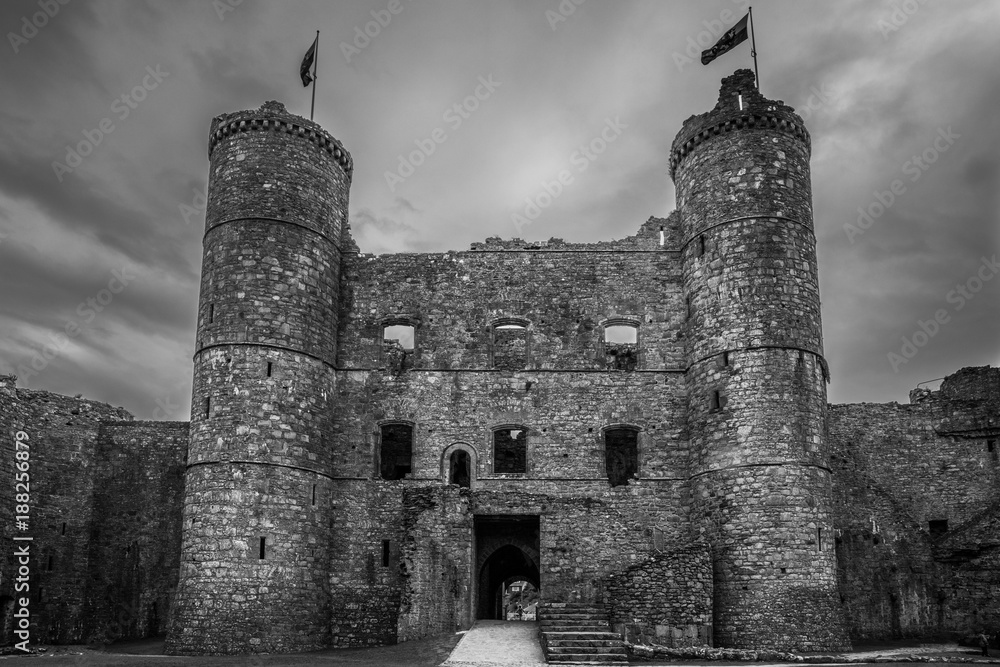 Mittelalterliche Burg - Wales