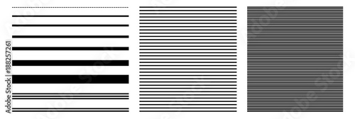 Linien Linienraster Set | Linienmuster | Muster | Variation photo