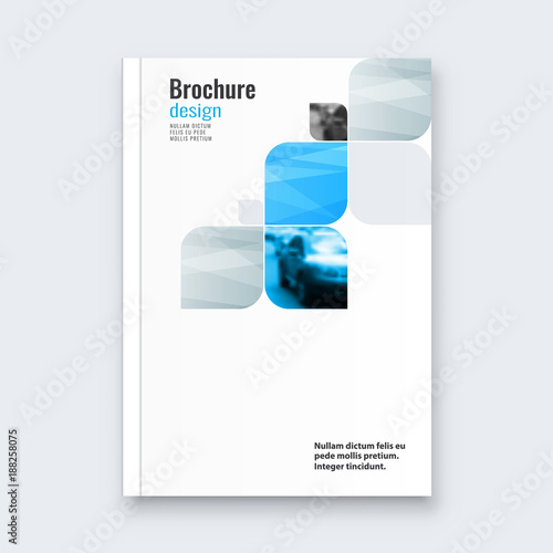 Abstract flyer design background. Brochure template.