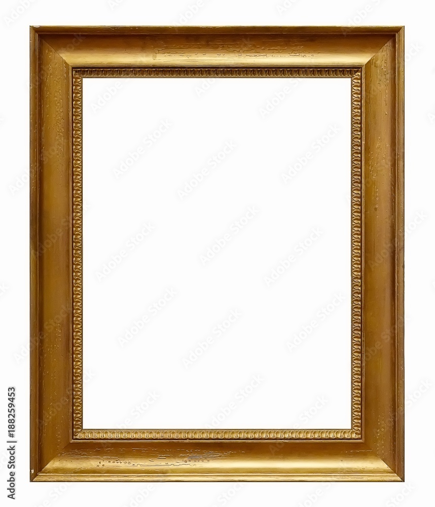 Golden frame for paintings, mirrors or photos Golden frame for paintings, mirrors or photos