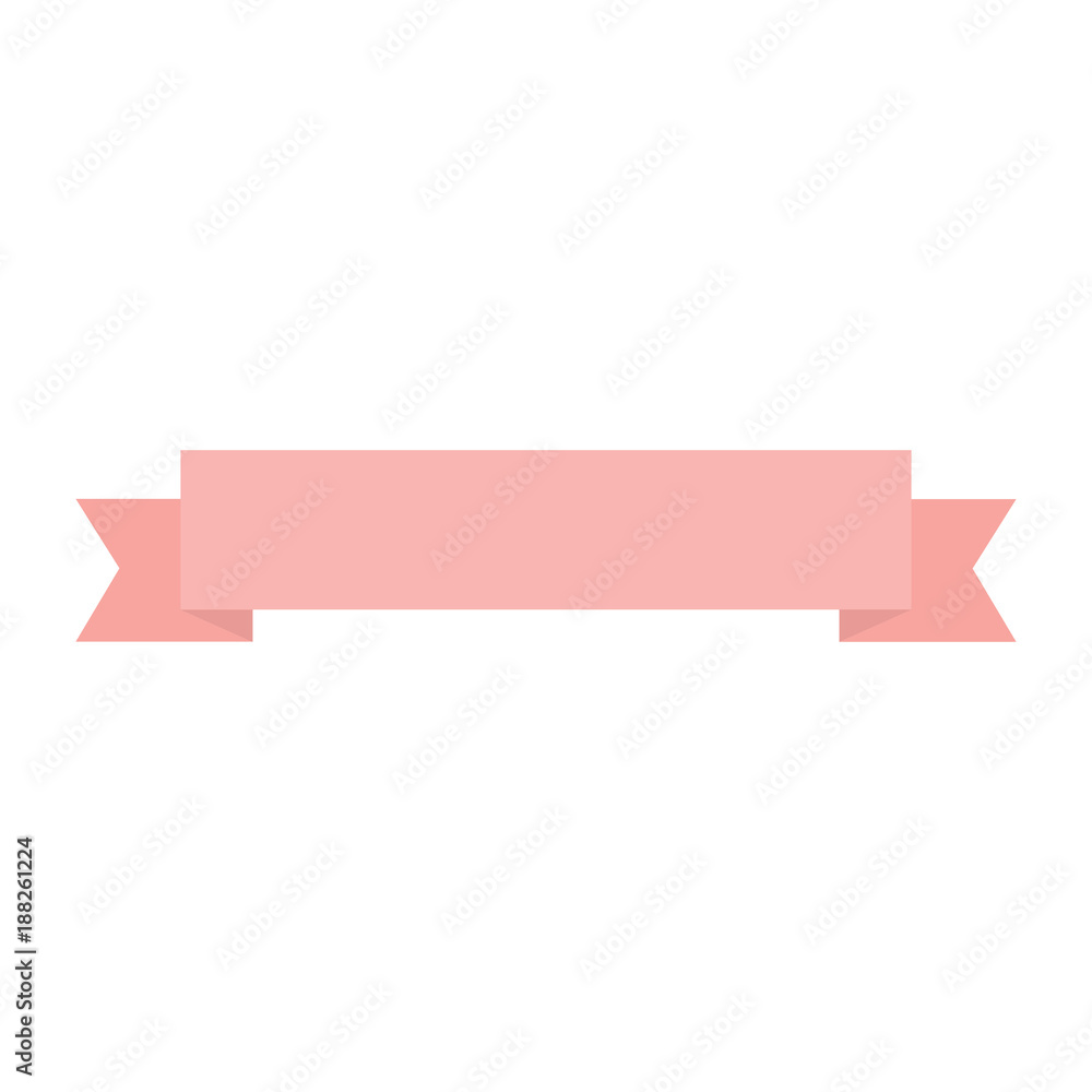 ribbon banner decoration ornament icon vector illustration ribbon banner decoration ornament icon vector illustration