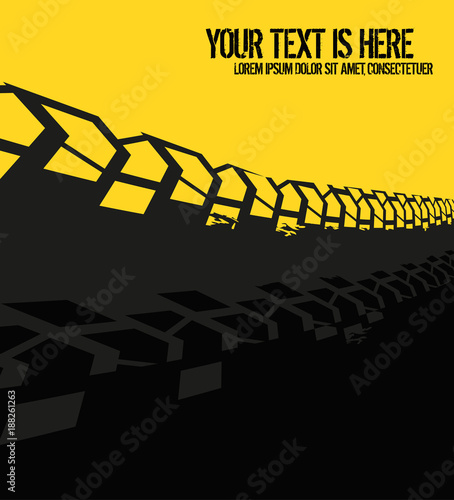 Vector tire background