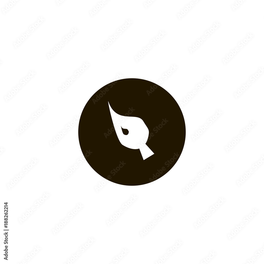 Brush Icon. flat design Brush Icon. flat design