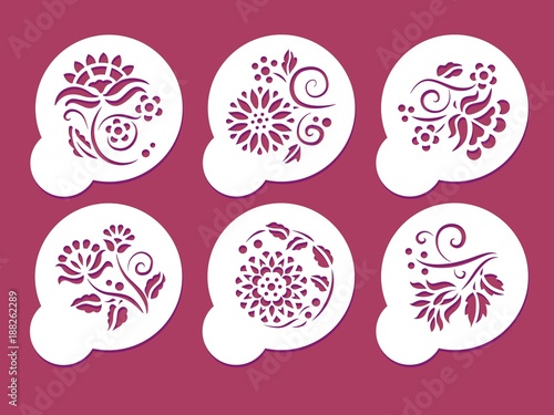 Spring stencil cards