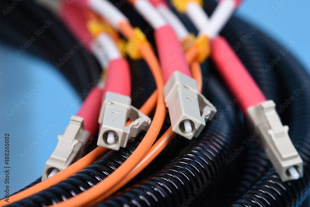 Multimode optical fiber patch cord with connectors LC type Multimode optical fiber patch cord with connectors LC type