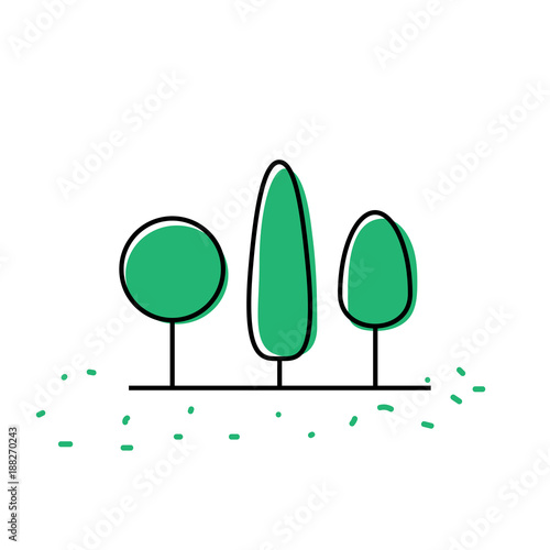 Tree icon vector illustration