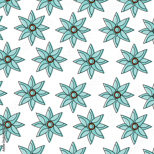 flower floral pattern image vector illustration design 