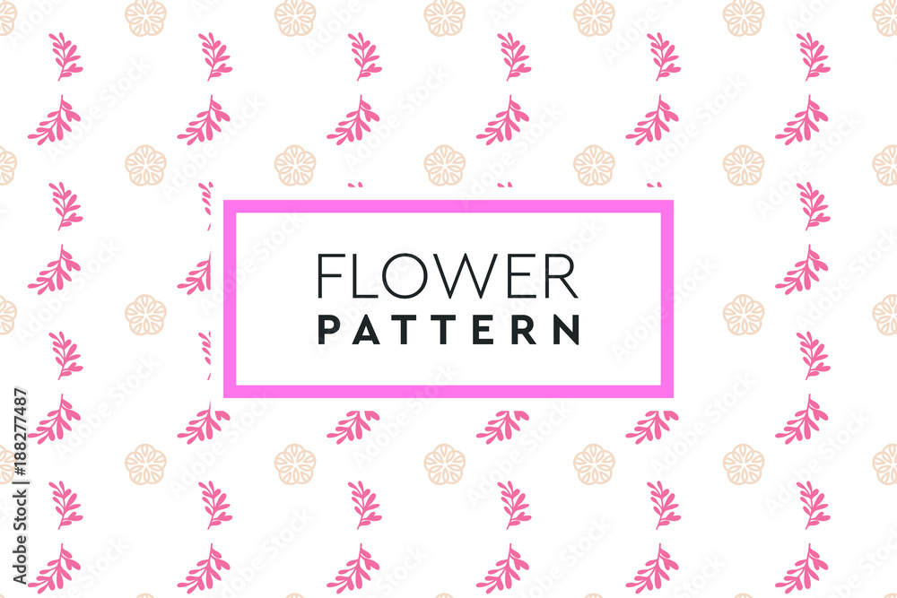 Hand drawn flower pattern. Simple, natural design for background, packaging, texture. Hand drawn flower pattern. Simple, natural design for background, packaging, texture.