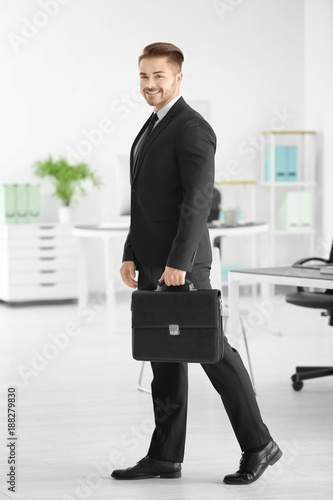 Attractive young lawyer in ...