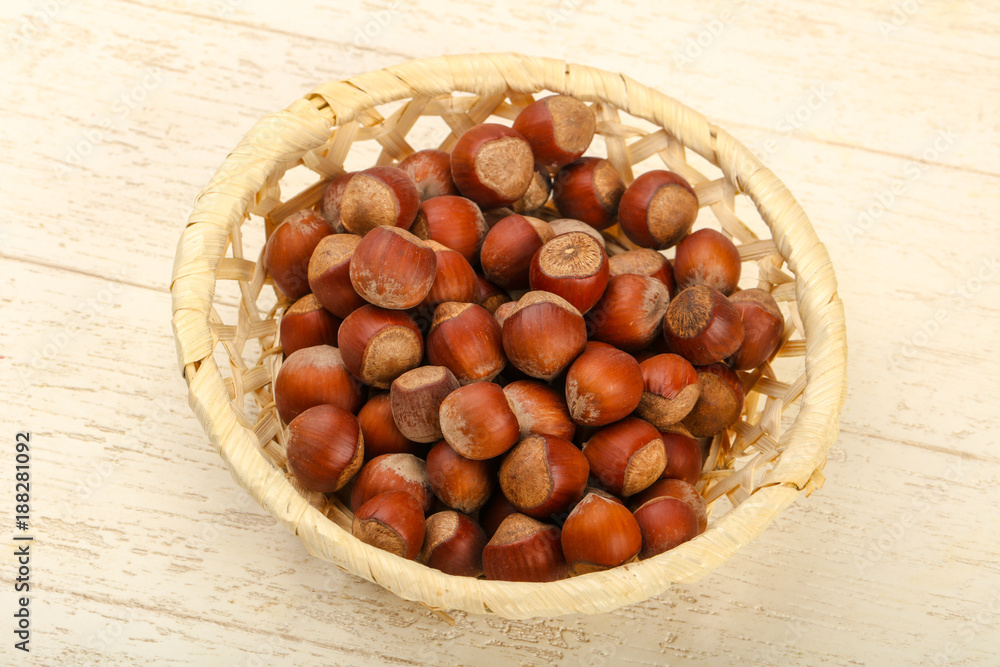 Obraz premium Hazelnut heap
