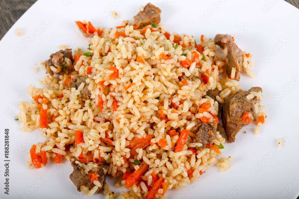 Asian rice - Plov Asian rice - Plov