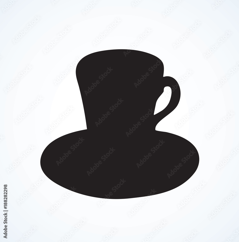 Cup of coffee. Vector drawing Cup of coffee. Vector drawing