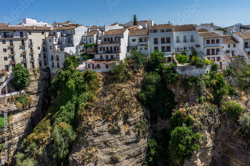 A gorge in the city of Ronda Spain, Europe