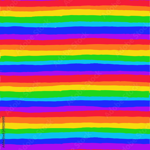 Irregular Striped Rainbow P...