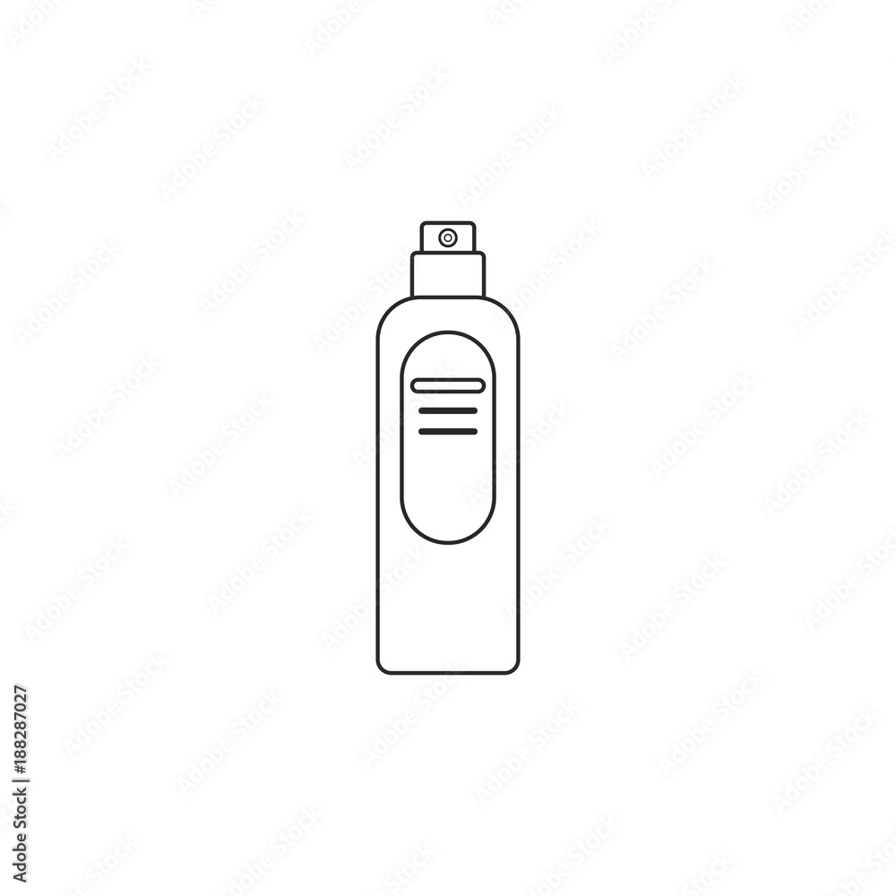 Icon outline cleaning bottle spray Icon outline cleaning bottle spray