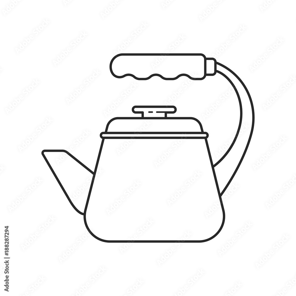 Icon line kettle Icon line kettle