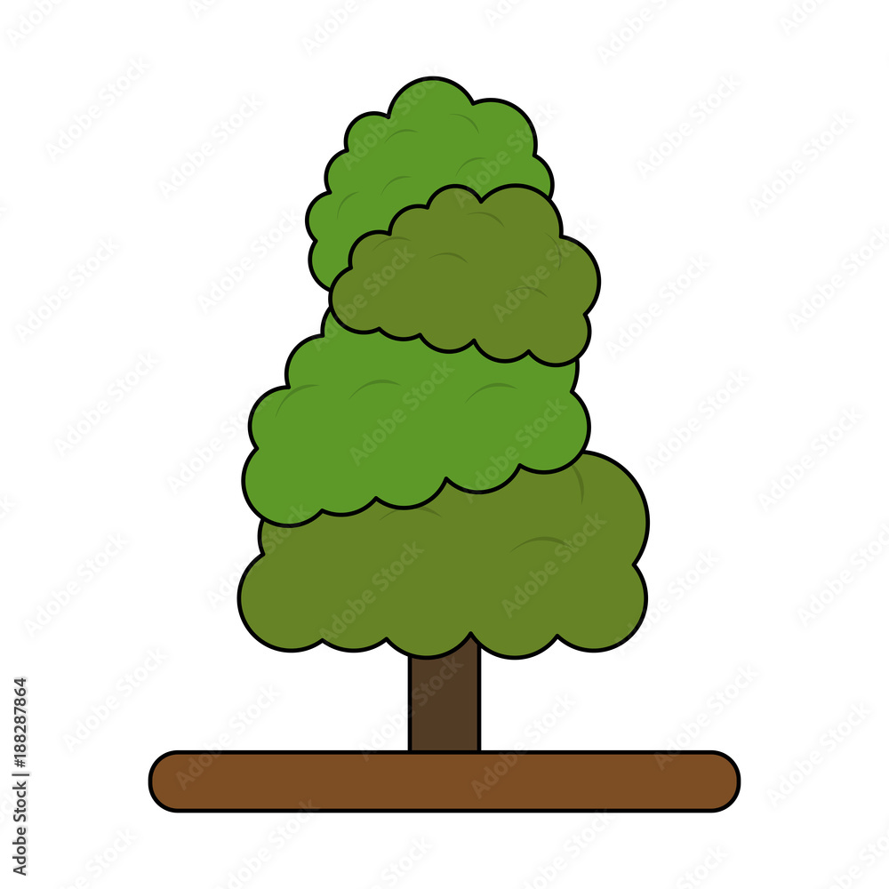 Tree nature symbol icon vector illustration graphic design Tree nature symbol icon vector illustration graphic design