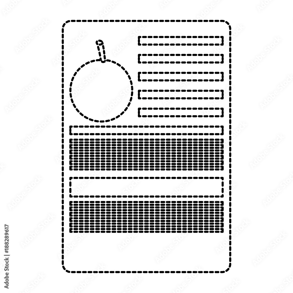 orange information document fruit icon image vector illustration design black dotted line orange information document fruit icon image vector illustration design black dotted line