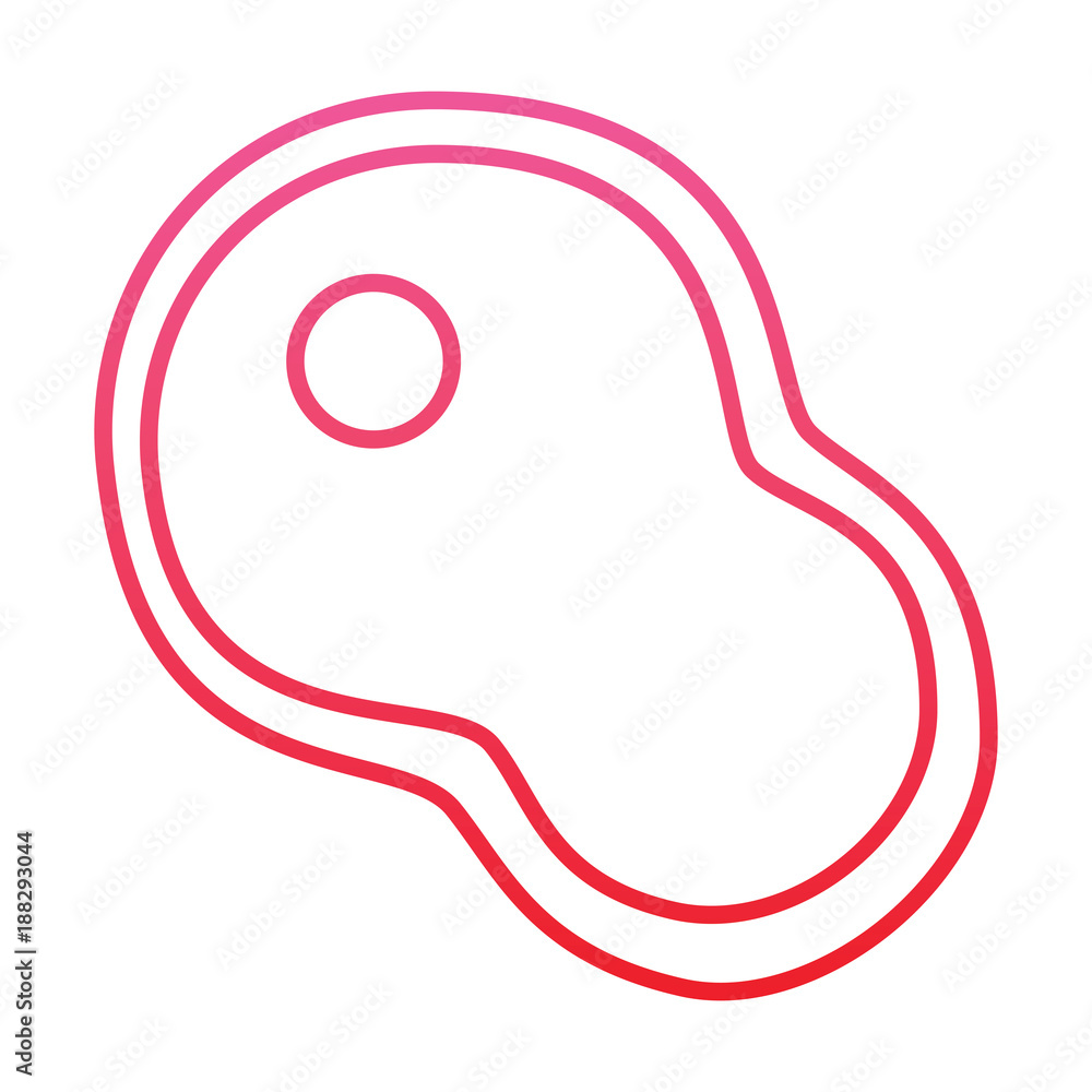 food fresh steak fillet meal vector illustration red line design food fresh steak fillet meal vector illustration red line design