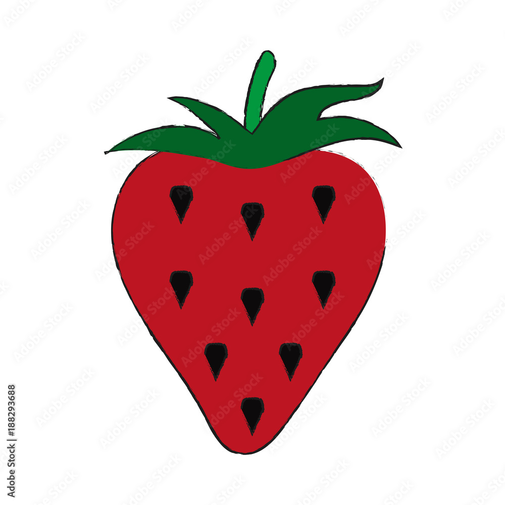 Strawberry fruit symbol icon vector illustration graphic design Strawberry fruit symbol icon vector illustration graphic design