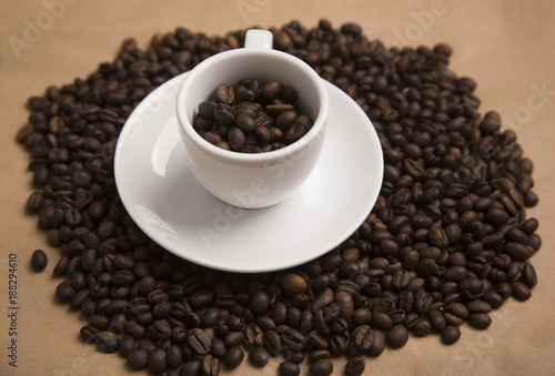 coffee grain background drink hot morning