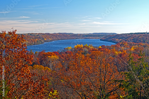 Fall Colors on a Midwest River