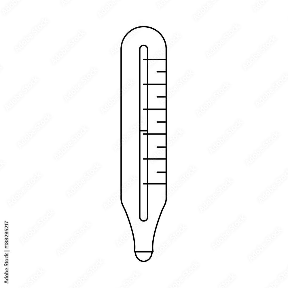 Thermometer isolated symbol icon vector illustration graphic design Thermometer isolated symbol icon vector illustration graphic design