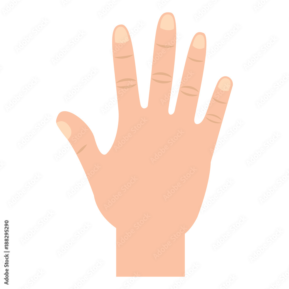 open hand gesture icon image vector illustration design open hand gesture icon image vector illustration design