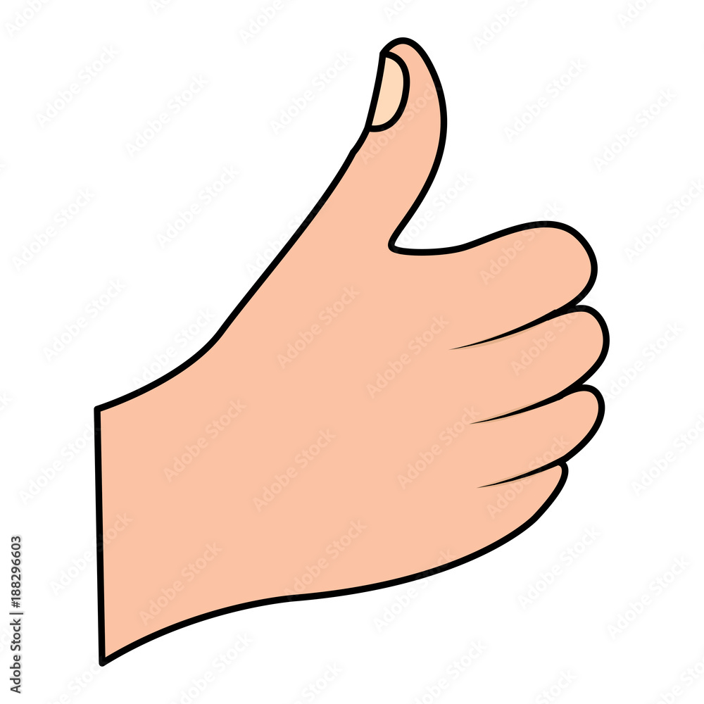 hand thumb up like finger gesture vector illustration hand thumb up like finger gesture vector illustration