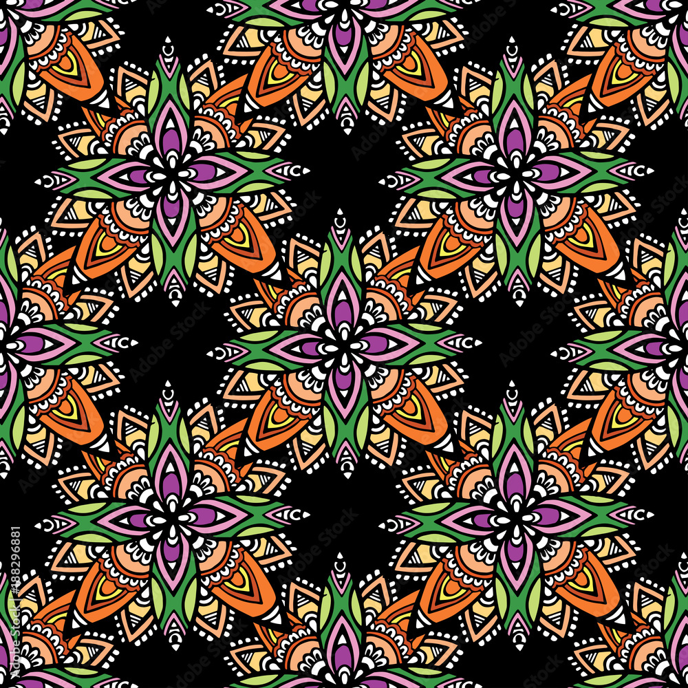 Multicolor Native Aztec Geometric Hipster Men's Shorts