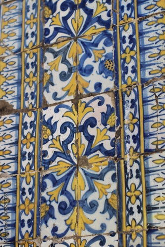 Colorful tiles of Lisbon