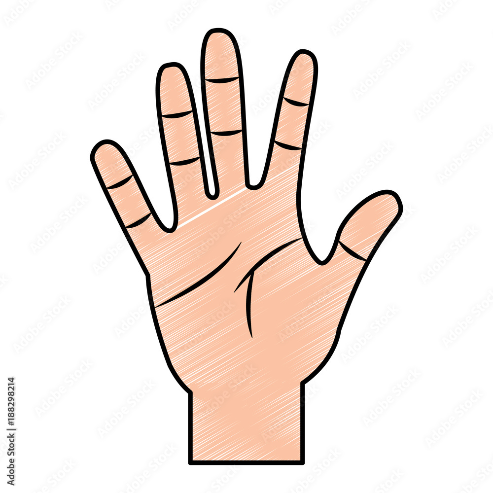open hand gesture icon image vector illustration design open hand gesture icon image vector illustration design