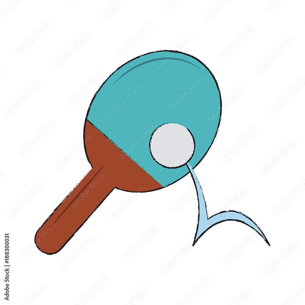 Ping pong racket icon vector illustration graphic design Ping pong racket icon vector illustration graphic design