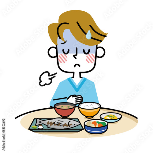 食欲不振　男性