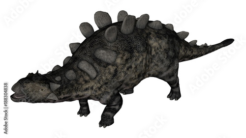 Chrichtonsaurus dinosaur standing - 3D render photo