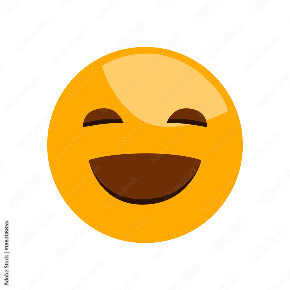Smile icon. Emotion smile. Vector Illustration Smile icon. Emotion smile. Vector Illustration