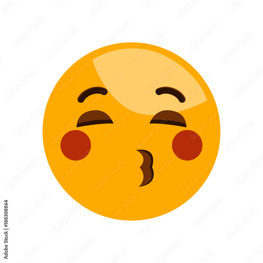 Fototapeta premium Smile icon. Emotion smile. Vector Illustration