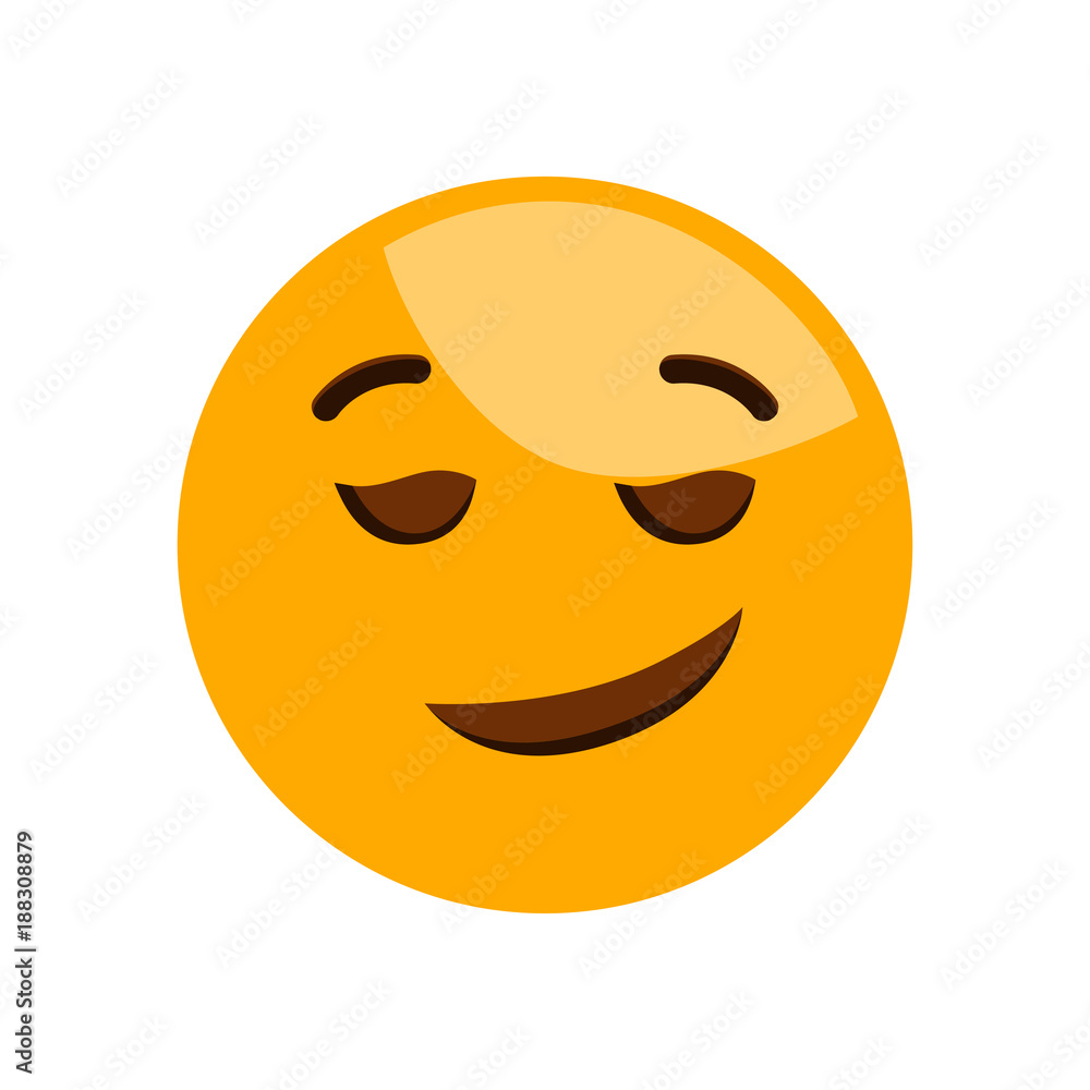 Fototapeta premium Smile icon. Emotion smile. Vector Illustration