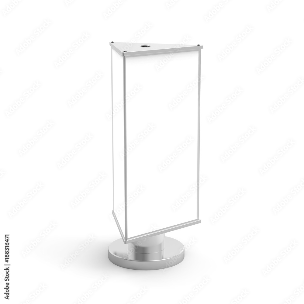 Triangle lightbox mockup Triangle lightbox mockup