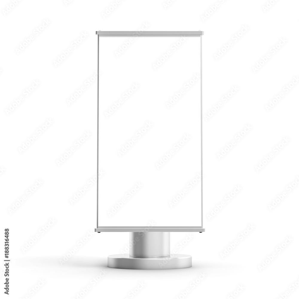 Rectangle light box mockup Rectangle light box mockup