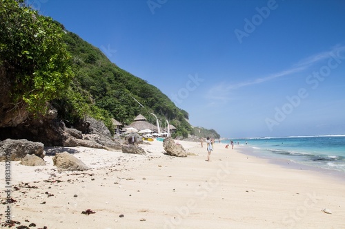 White sand beach in south Bali, Ungasan region - Private for Sunday's beach club