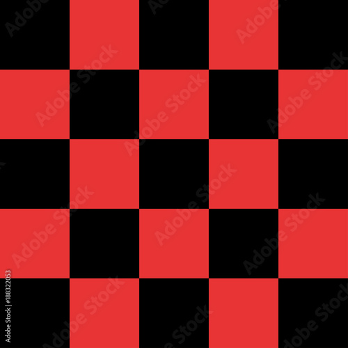 Black and red checkered background