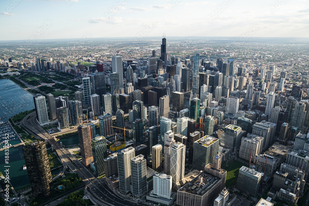 Chicago Skyline - Large Buildings