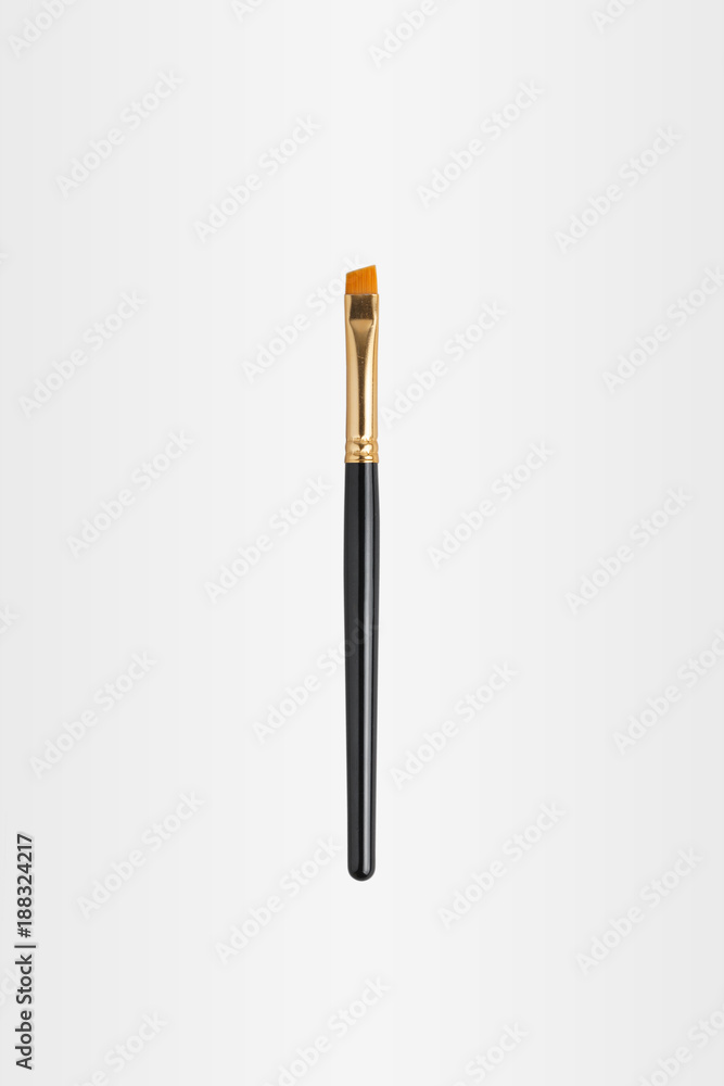 set of brow brushes, on a neutral background. set of brow brushes, on a neutral background.