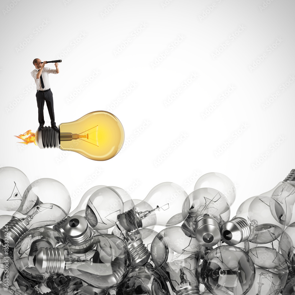 Fototapeta premium Great business idea. 3D Rendering