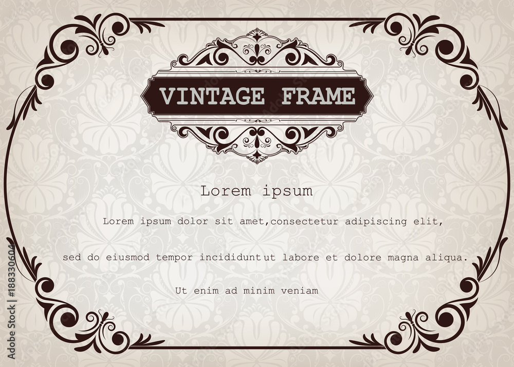 vintage frame