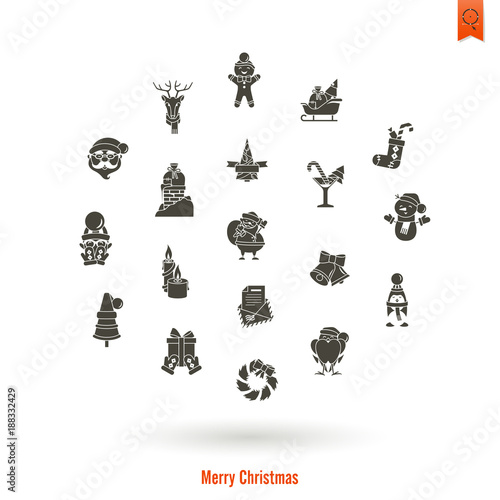 Christmas and Winter Icons Collection