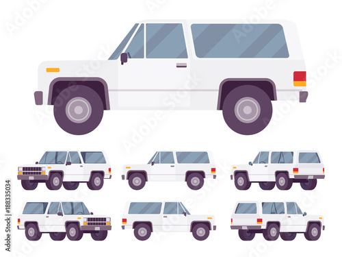 White offroad set