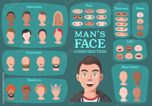 Man's Character Constructor. From Housewife to Hipster